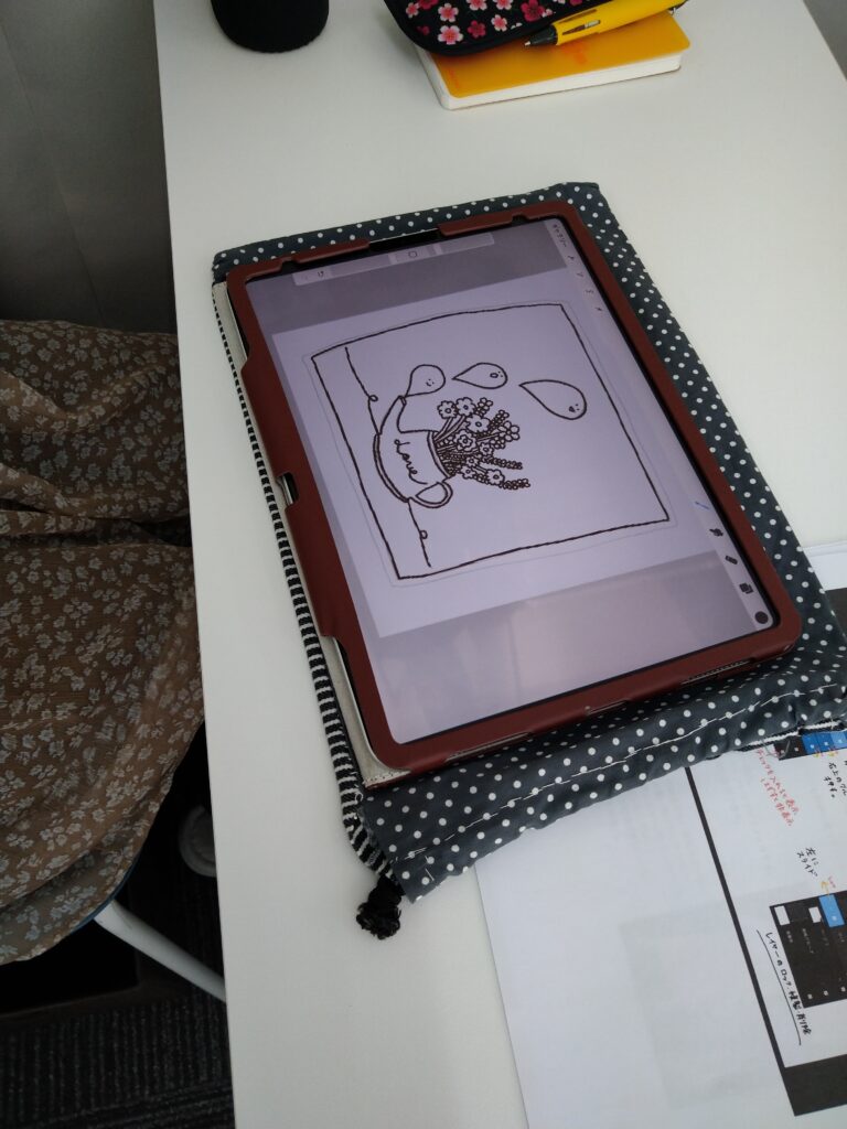 お隣さんの作品トレース